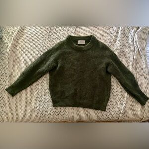 Everlane Olive Knit Pullover